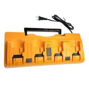 디월트 12V-18V 4포트 리튬 배터리 동시 충전용 DCB104 고속 충전기 (DCB204, DCB205, DCB127, DCB105 호환)