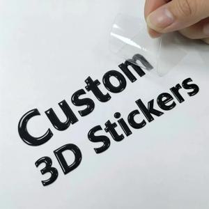 50PCS 스티커 맞춤형 사용자 정의 스티커 로고 전송 스티커 3D 웨딩 라벨 UV DTF 맞춤형 브랜드 이름 DIY 자동차 병