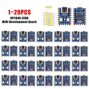 1-50PCS RP2040-Zero RP2040 라즈베리 파이 마이크로 컨트롤러 PICO 개발 보드 듀얼 코어 Cortex M0+ 프로세서 2MB 플래시 XCW