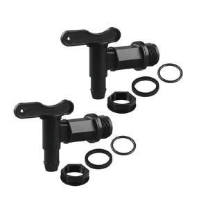 1개 3/4인치 드럼 스피곳 수도꼭지(EPDM 가스켓 포함, FDA 준수 재료, 플라스틱 갤런 드럼용 NPT 연결)