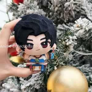 10CM 애니메이션 오버워치 우 양 키리코 플러시 장난감 프린트 바디 인형 퍼펫 펜던트 마스코트 크리스마스 선물