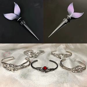 애니메이션 러브 앤 딥스페이스 라파엘 코스프레 피쉬테일 다트 게임 자베르 제인 실루스 칼렙 코스프레 팔찌 파티 의상 소품 선물