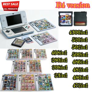 4300in1/208in1/280in1/472in1/520in1 멀티 카트 슈퍼 콤보 비디오 게임 카트리지 카드 카트 DS NDS 3DS 3DSXL 2DS NDSL NDSI용 ﻿