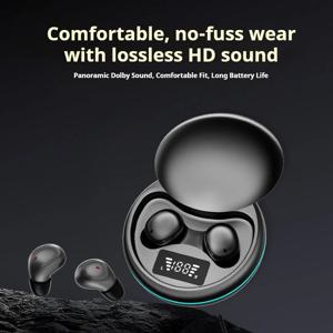 Y20 무선 수면 이어버드 블루투스 5.4 인이어 소형 수면 스포츠 헤드폰 TWS 미니 무선 HIFI 스테레오 헤드셋