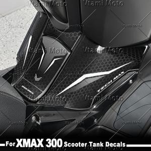 XMAX 300 2023-2026용 오토바이 연료 탱크 스티커 스쿠터 탱크 패드 보호 데칼