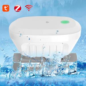 Zigbee 또는 WiFi Tuya 스마트 워터 밸브 수량계 수량계 유량 소비량 온도 표시 스마트 라이프 제어 관개