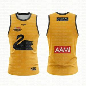 AFL 오리진 웨스턴 오스트레일리아 빅토리아 민소매 축구 싱글렛 통기성 가족 커플룩 2026 신상 편안한 운동복