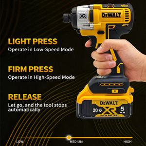 DeWalt DCF887 20V 브러시리스 무선 임팩트 드라이버 205N.m Dewalt 20V 배터리용 LED 조명이 있는 전기 스크루드라이버 임팩트 드릴