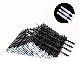200PC 속눈썹 연장 도구용 일회용 마이크로 브러쉬, 속눈썹 연장 개별 속눈썹 제거용 면봉 마이크로 브러쉬