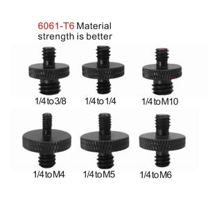 2/4pcs 범용 카메라 변환 나사 1/4 남성용 - 3/8 M4 M5 M6 M8 M10 남성용 나사 삼각대 모노포드 마운트 어댑터 사진 촬영용