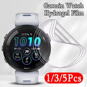 1-5Pcs Garmin Forerunner 165 Music 45 55 220 225 230 235 245 255 255s 265 265S 스크린 프로텍터 용 시계 하이드로 겔 필름