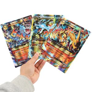 30Pcs 대형 포켓몬 카드 점보 레터 카드 MEGA Vmax Vstar GX 아르세우스 피카츄 샤이니 레어 카드 생일 선물