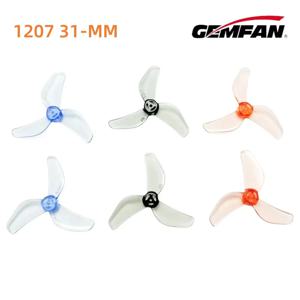 8pcs 4pairs Gemfan 1207 31mm 3 블레이드 1207-3 PC 프로펠러 1.0mm CCW/CW 프로펠러 RC 드론 Tinywhook Air65 DIY 부품