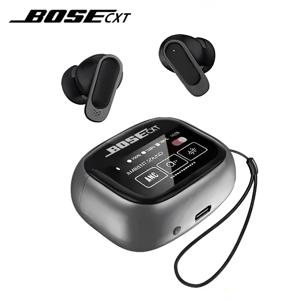 BOSECXT 인이어 이어버드 TWS 디지털 터치 스크린 무선 블루투스 이어폰 ANC 소음 감소 장거리 헤드폰(마이크 포함)