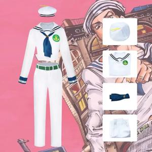 애니메이션 JOJO's Bizarre Adventure Jojolion Higashikata 코스프레 의상 Josuke Gappy 여성 남성 학교 선원 유니폼 할로윈 슈트