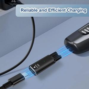 필립스 노렐코 원 블레이드 QP6520 QP6530 QP6510 수염 트리머용 15V HQ8505 Type-C 면도기 어댑터 충전 컨버터
