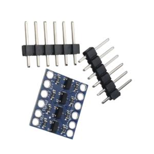 IIC I2C 로직 레벨 컨버터 양방향 4채널 BSS138 5V에서 3.3V로 변환 아두이노 라즈베리 파이 ESP32 STM32 I2C 버스 DIY 센서용