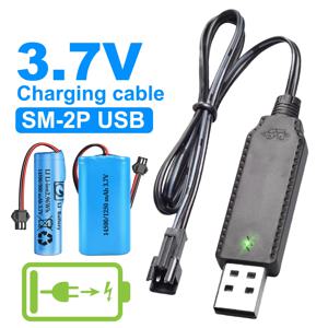 항공기 부품 RC 쿼드콥터 장난감 항공기 액세서리 3.7V 리튬 배터리 충전기용 USB 충전 케이블 SM-2P 포워드 RC 자동차