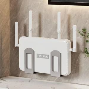 2Pcs 벽걸이형 라우터 보관함 Wifi 장치 지원 브래킷 셋톱박스 배치 랙 홈 시어터 A/V 고정 장치