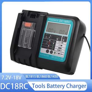 마키타 14.4V 18V BL1830 BL1430 DC18RA 전동 공구용 최신 버전 리튬 이온 충전식 충전기 DC18RC