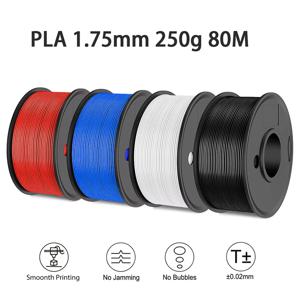 3D 프린팅 필라멘트 PLA 250g 길이 80M 직경 1.75mm FDM 프린터 재료