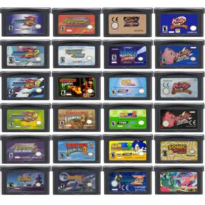 GBA 비디오 게임 카트리지 32비트 게임 카드 터보 리바이벌 서몬 나이트 클로노아 어드밴스 워즈 샤이닝 소울 메탈 슬러그 브레스 파이어 II