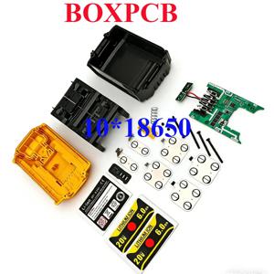 10X18650 리튬 이온 배터리 케이스 보관함 Dewalt 18V 리튬 이온 배터리 하우징 쉘용 BMS PCBA 보호 회로 기판