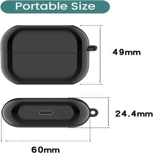 갤럭시 버즈 3 프로용 무선 충전 케이스, 타입-C 590mAh 교체용 충전 박스, 페어링 지원, 이어버드 미포함