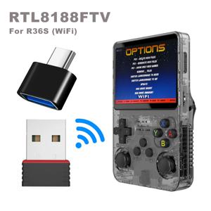 BOYHOM R36S WiFi 업그레이드 키트 RTL8188FTV USB 동글 및 R36H R36S Ultra R36 Plus 레트로 콘솔 2026용 Type-C OTG 어댑터