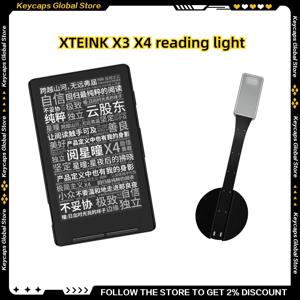 XTEINK X3 X4 잉크 스크린 리더용 LED 독서등 보조 조명용 야간 독서용 충전식 북 클립 라이트
