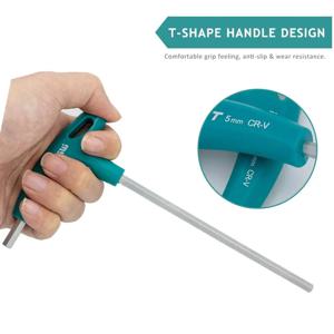 T-핸들 육각 앨런 키 나사 드라이버 공구 육각 렌치 2mm/2.5mm/3mm/4mm/5mm/6mm/8mm/10mm T-핸들 스패너 앨런 키