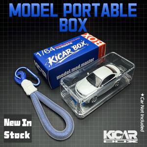 키카모드 1/64 모델카 전시 케이스 – 투명 아크릴 방진 보관함, 1:64 다이캐스트 자동차용 벽걸이형 디자인