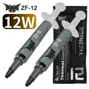 고품질 CPU 써멀 페이스트 ZF 12W 열전도 그리스 프로세서 ZF-12 써멀 그리스 실리콘 플라스터 파스타 테르미카