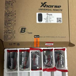5PCS Xhorse XKB520EN VW B5 플립 3 버튼 와이어 리모트 키 2세대용 범용 리모트 키 XKB501EN 대체품