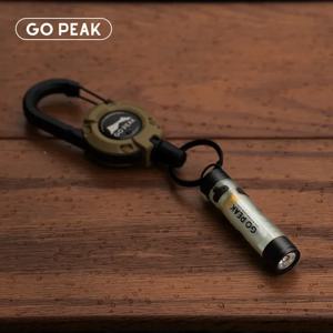 GO PEAK 뉴 포켓 미니 손전등 야외용 키 클립 캡 자석 훅 장시간 사용 재난 구호 비상용 5050 소형 라이트