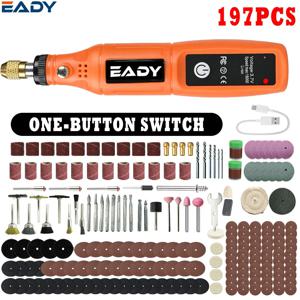 EADY 다기능 USB 전동 로터리 공구, 미니 드릴 및 조각 키트, 무선 DIY 수공구 – 샌딩 작업에 적합