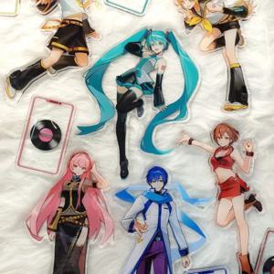 미쿠 피규어 아크릴 스탠드 카가미네 렌 피규어 스탠딩 플레이트 애니메이션 주변기기 카가미네 린 장식품 컬렉션 장난감 선물