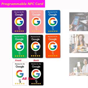 재사용 가능한 리뷰 탭 카드 구글 리뷰 탭 NFC 카드 구글에서 리뷰해주세요 탭 카드 SEO 향상 시간 절약 사용자 친화적인 RFID