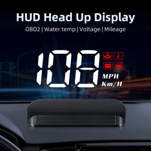 M3 OBD2 HUD 헤드업 디스플레이 OBD2 차량 속도 온보드 컴퓨터 연료 주행거리 알람 기능 차량 전자 액세서리 유리 프로젝터