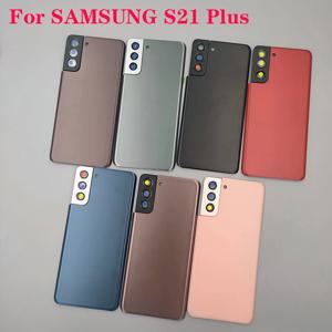 삼성 갤럭시 S21 플러스 S21+ 5G SM-G996B용 A+ 등급 후면 유리 배터리 커버, 후면 도어 하우징 케이스 수리 교체 부품 및 접착제