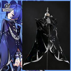 ROLECOS 게임 Zenless Zone Zero Promeia 코스프레 의상 에이전트 판사 Promeia 다크 펑크 스타일 여성 점프 슈트 할로윈 파티 복장