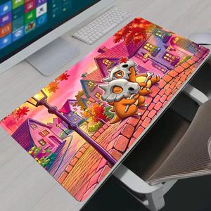 애니메이션 마우스 패드 Cubone 데스크 매트 게임 액세서리 대형 게이머 컴퓨터 사무실 PC 노트북 키보드 데스크 패드 포켓몬 마우스 패드