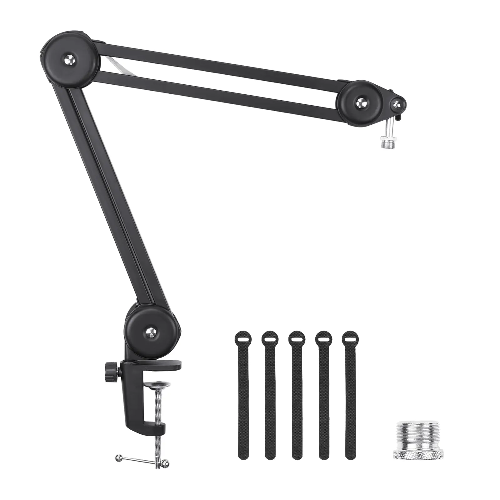 TOMLOV 유연한 암 디지털 현미경 스탠드, 업그레이드 된 서스펜션 붐 가위 암 스탠드 Diy Solding 용 헤비 듀티 마이크 암