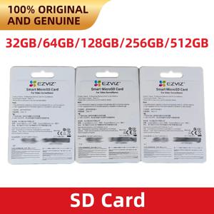 Hikvision EZVIZ 32GB 64GB 128GB 256GB 512GB 클래스 10 고속 90MB/s 읽기 속도 Hikvision IP 카메라용 마이크로SD TF 메모리 카드