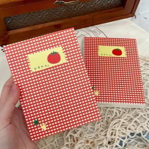 새로운 토마토 패턴 노트북, 78매 두꺼운 무지 노트북, 글쓰기, 그림 그리기, 스케치, 메모 작성 및 마인드맵 제작에 적합