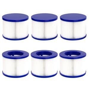 75 X 100 mm 타입 VI 필터 카트리지는 Whirlpool Clever Spa Pool, GYMAX Spa, Arebos Whirlpool Spa, 인플레터블 마사지 핫텁용입니다.