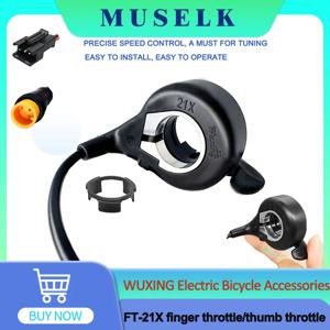 E-bike WUXING FT21X 스로틀 전기 자전거 스쿠터 변환 키트, WUXING 핸들바 시프터 36V 48V 52V 72V