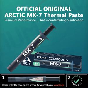 오리지널 ARCTIC AC MX-7 열전도 컴파운드 실리콘 그리스 (컴퓨터 PC 노트북 CPU GPU 비디오 카드 칩용)