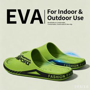 여름 야외용 신상 남성 슬리퍼, EVA 스포츠 트렌드, 커플용 홈 욕실, 부드러운 밑창 홈, 남성용 시원한 슬리퍼