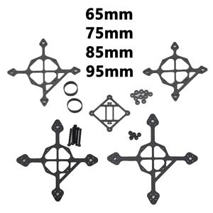 65mm 75mm 85mm 95mm 휠베이스 3K 카본 파이버 바텀 플레이트 프레임 키트 3-8g 투스픽 우프 미니 RC 드론 FPV 레이싱 쿼드콥터